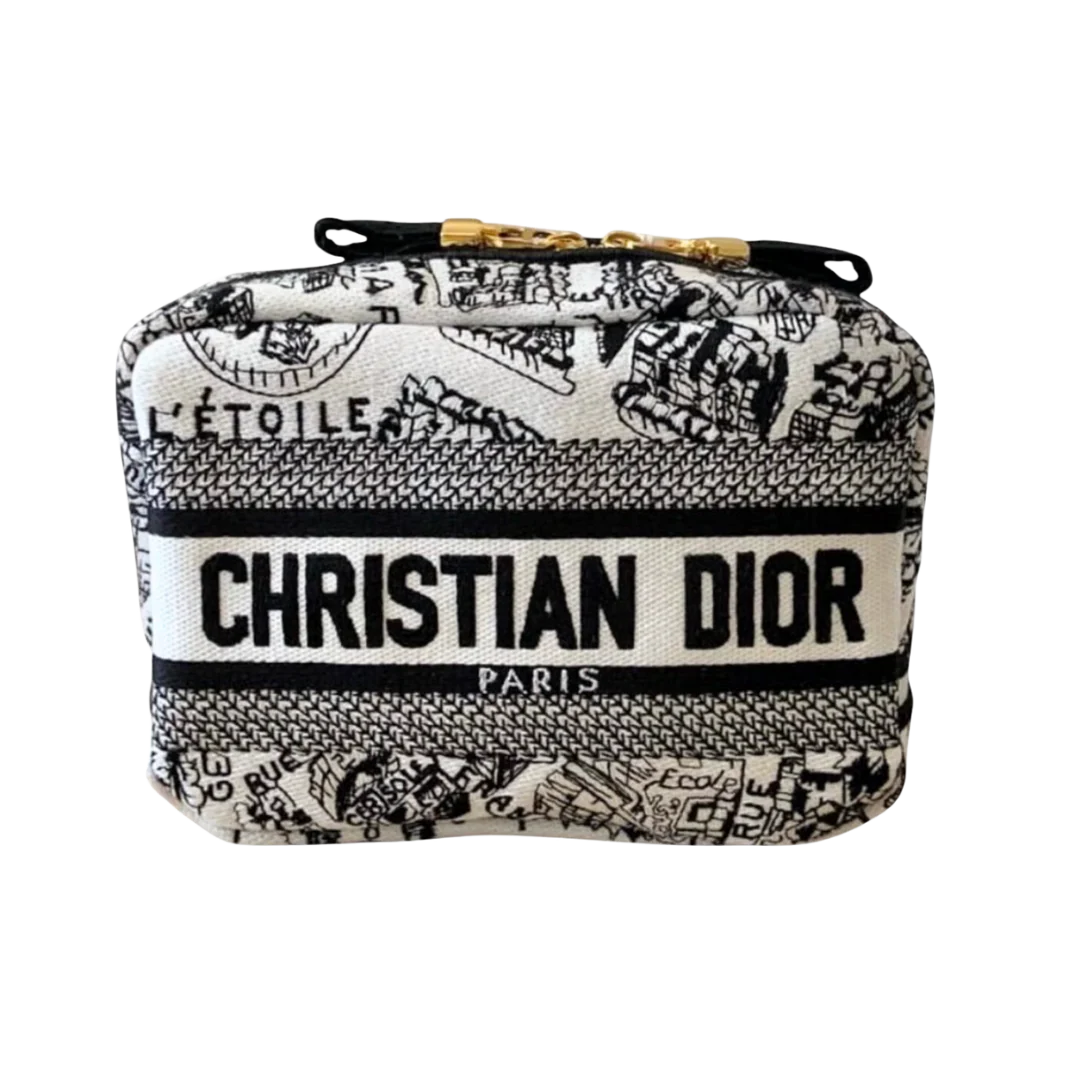 PRE ORDER!!! Christian Dior Plan de Paris Embroidered Pouch