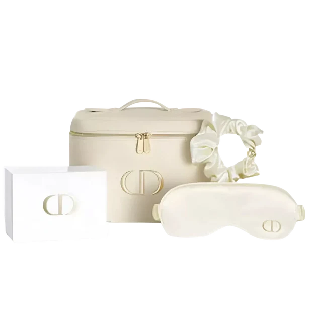 DIOR Beauty Square Vanity Case with Mirror – White