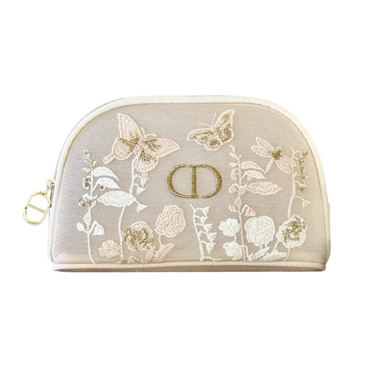 Dior Beauty Embroidered Butterflies & Dragonflies Makeup Pouch