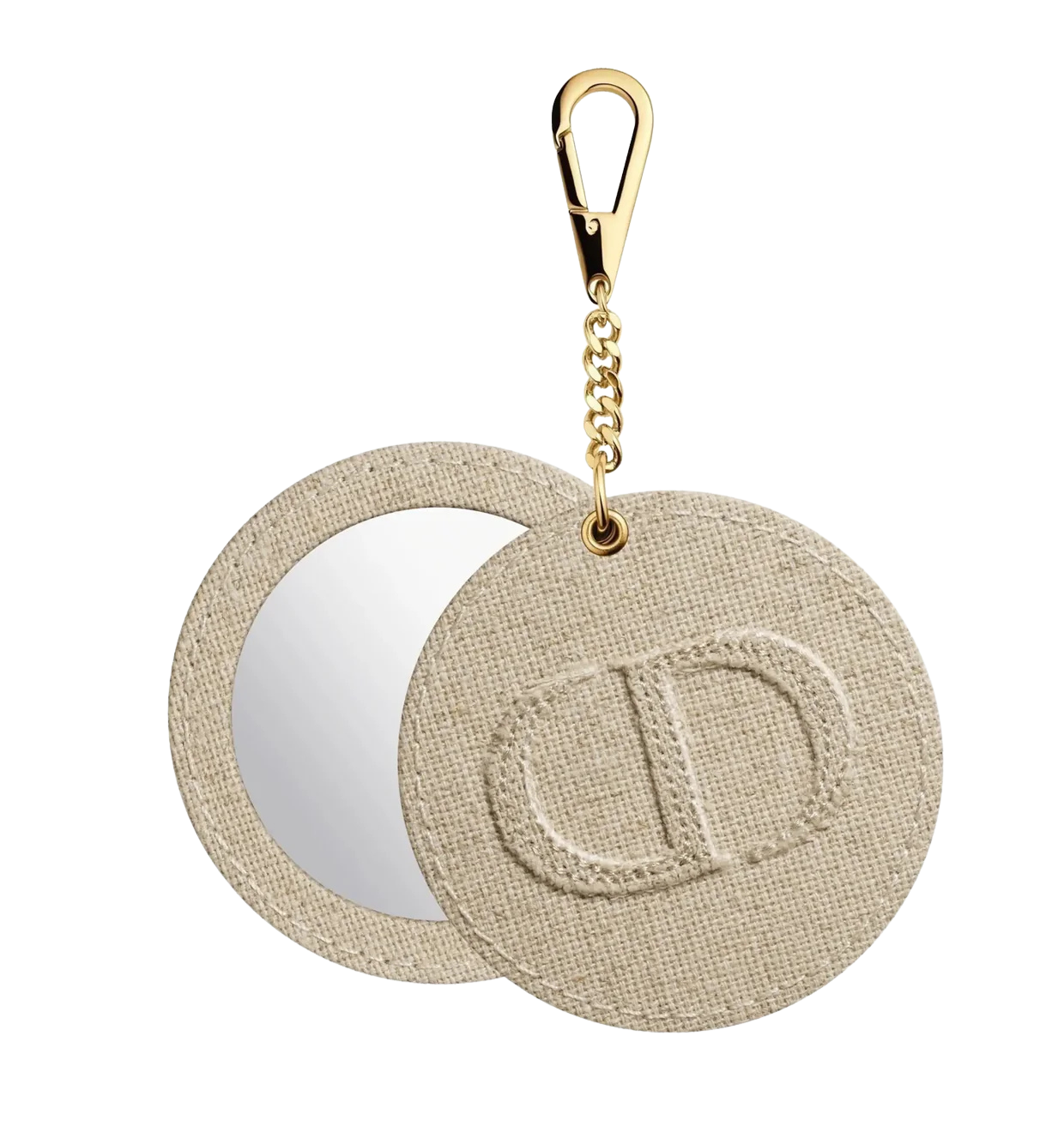 Dior Beauty Compact Mirror met Gouden Ketting